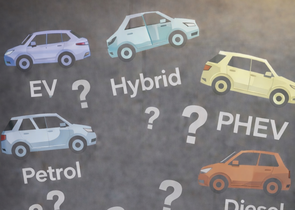 Man overwhelmed by car sales sites, review sites, and too many vehicle choices